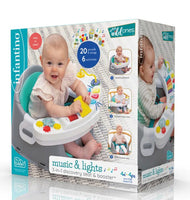 Infantino Music & Lights 3-in-1 Discovery Seat and Booster Blue/Grey Age- 4 Months to 4 Years (Holds upto 14.9 kg)