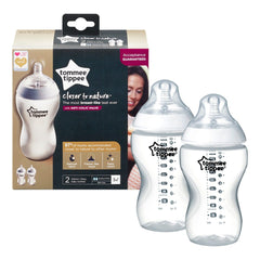 Closer to Nature Baby Bottle 340ml - 2 pack