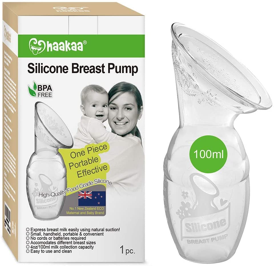 Haakaa-Silicone-Breast-Pump-100/150m-the-elephant-in-a-box-