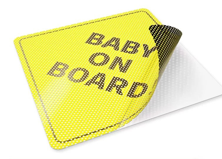 Baby on board Self-adhesive labels, (H)150mm (W)150mm